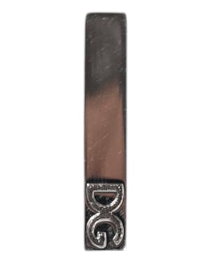 Zilverkleurige Messing Logo Gepersonaliseerde Dassenclip