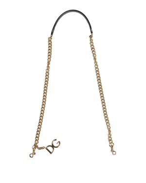 Bruin Luipaard Gouden Messing Ketting Accessoire Schouderband
