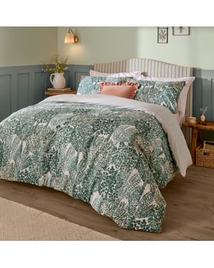 Wylder Topiary Reversible Duvet Cover Set, Super King