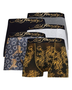 5-Pack Heren Katoenen Ademend Boxers Ondergoed - Carno Collectie