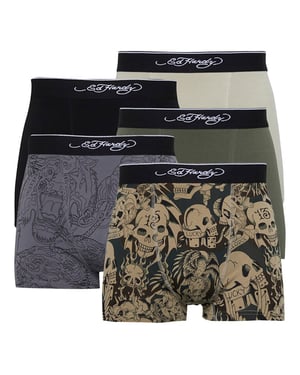 5-Pack Heren Katoenen Ademend Boxers Ondergoed - Arjin Collectie