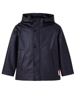 Hunter Original Vinyl Kids Navy Jacket