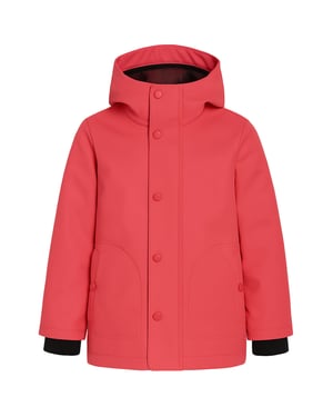 Hunter Lightweight Rubberised Kids Pink Jacket