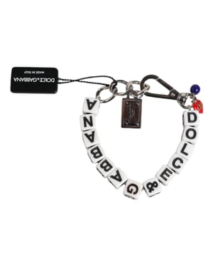 Zilveren Messing Ketting Dobbelsteen Logo Versierde Bedelarmband