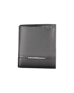 Calvin Klein Svart Läderplånbok