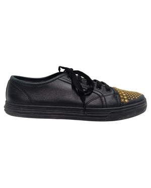 Gucci California låga sneakers med nitar i svart läder