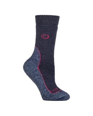 Ladies Wool Blend Cushioned Walker Socks for Hiking & Outdoor Comfort