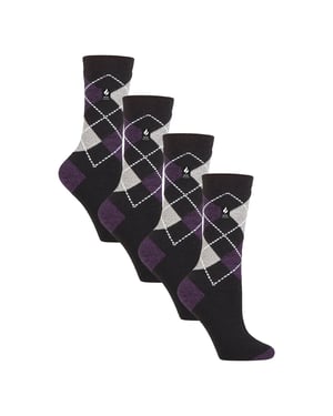 4 Par Dam UltraLite Lätta Termosockor