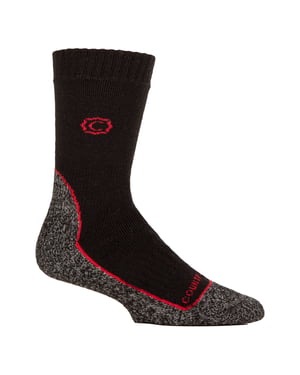 Mens Wool Blend Cushioned Walker Socks for Hiking & Outdoor Comfort