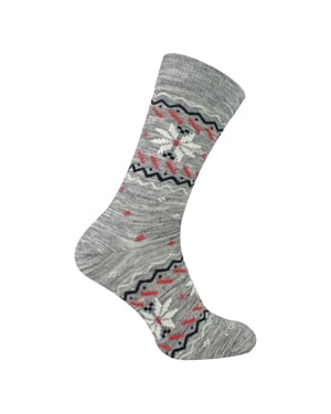Mens Ladies Alpaca Merino Wool Hiking Socks | Breathable Trekking Socks