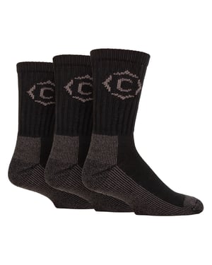 Mens Heavy Duty Durable Cushioned Hiking Socks with Reinforced Heel & Toe