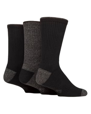 3 Pairs Mens Water Repellent Midweight Outdoor Socks for Hiking & Walking