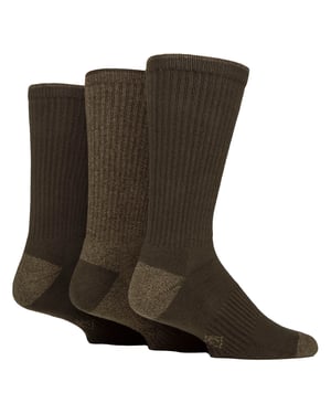 3 Pairs Mens Water Repellent Midweight Outdoor Socks for Hiking & Walking