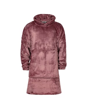 Varm Fleece Oversized Filt Hoodie - Extra Lång Snoodie för Extra Mysighet