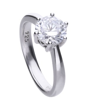 Diamonfire R3622-16 Ladies Carats Ring