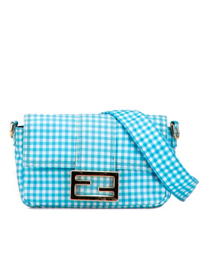 Baguette Gingham Schoudertas