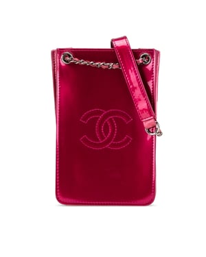 Patent Leather Chain Bag