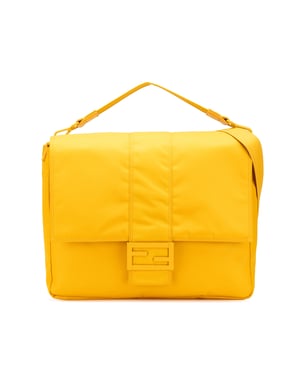 Handtas Gele Fendi Logo