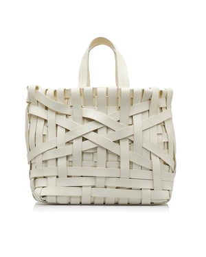 Geweven Leren Tote Bag