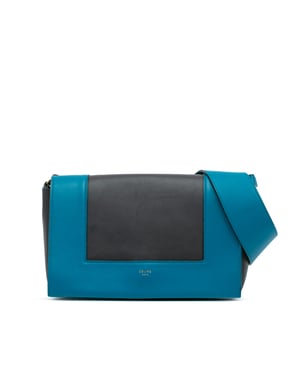 Ava Bag Teal Black Leather