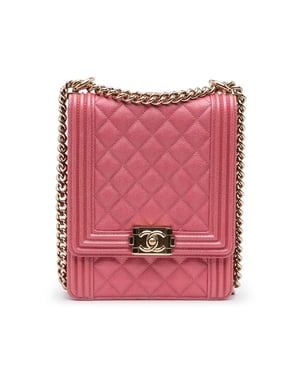 Boy Chanel Pink Leather Crossbody