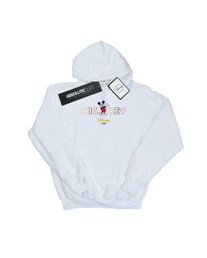 Disney Heren Mickey Mouse 1928 Hoodie (Wit)