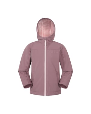 Mountain Warehouse Kinder/Kids Arctic Borg gevoerd softshell jack (Roze)