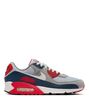 Nike Air Max 90 Men’s Trainers Grey/NavyRed