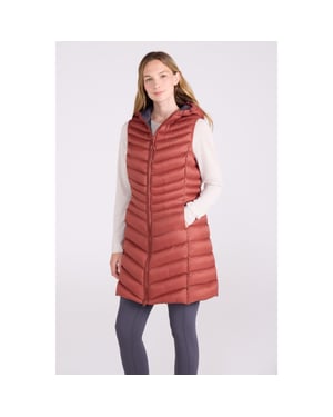 Mountain Warehouse Dam/Lady Florence Vadderad Lång Gilet (Rost)