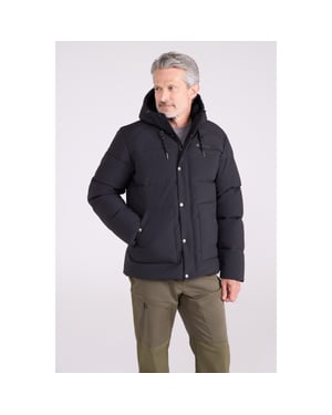 Mountain Warehouse Vadderad Manta-jacka för herrar (Svart)