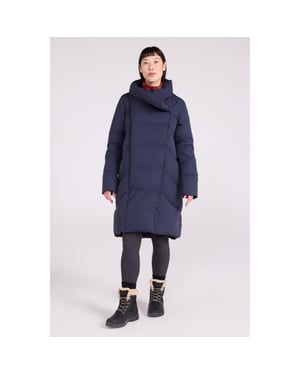 Mountain Warehouse Dunjacka med omslag Cosy Extreme II för damer/kvinnor (Marinblått)