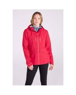 Mountain Warehouse Dames/Dames Rhine Extreme 3-laags waterdicht jack (Donkerrood)