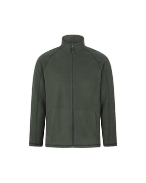 Mountain Warehouse Heren Ashbourne fleecejas met volledige rits (Kaki Groen)