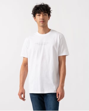 U0002 with Tonal Milano/New York Logo T-Shirt in White