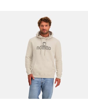 Nomad Rolleston hoodie kangaroo heren | stone