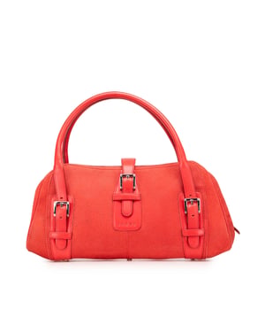 Leather Buckle Handbag