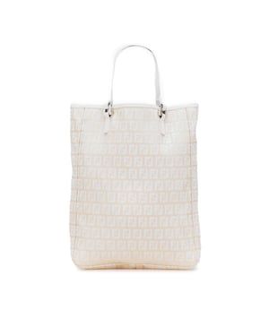 Logo Pattern Tote Bag