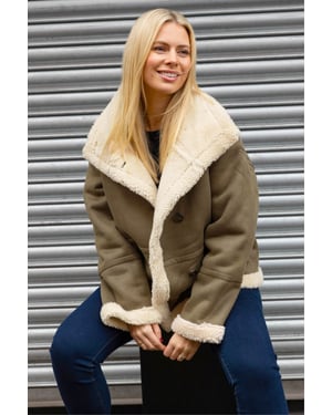 Borg Collar Aviator Jacket