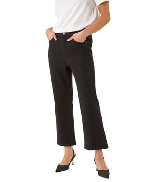 Petite Boocut Cropped Jeans