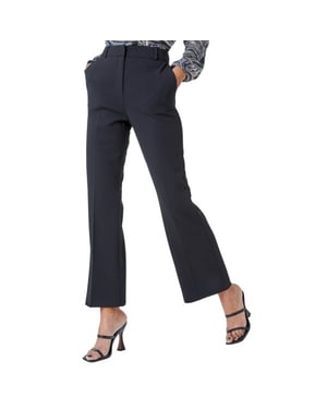 Long Bootcut Stretch Trousers