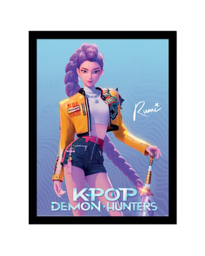 K-Pop Demon Hunters Rumi Framed Poster (Multicoloured)