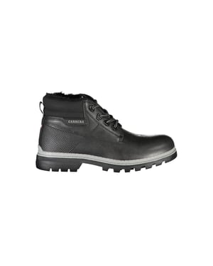 Herrsvarta konstläderankelboot CA25370