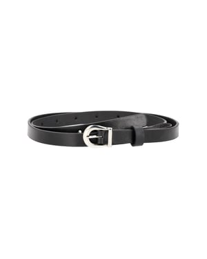 Faina riem Dames zwart zilver