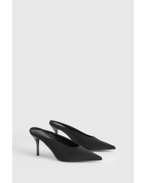 Pointed Mule Court Shoes