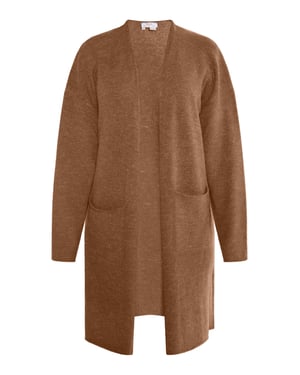 usha Longcardigan Dames Kameel