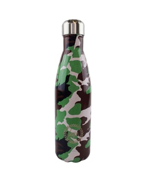 Hype 500ml Crest Kids Camo Green Water Bottle