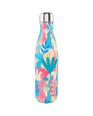 Hype 500ml Pastel Flower Garden Kids Multicolour Water Bottle