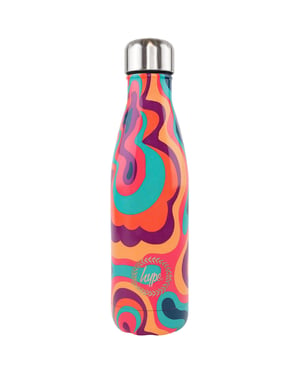 Hype 500ml Peace And Love Kids Multicolour Water Bottle