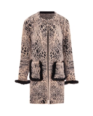 Faina Vest Dames roze zwart