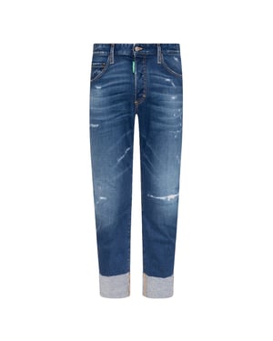 Dsquared2 Sailor Style Blue Jeans